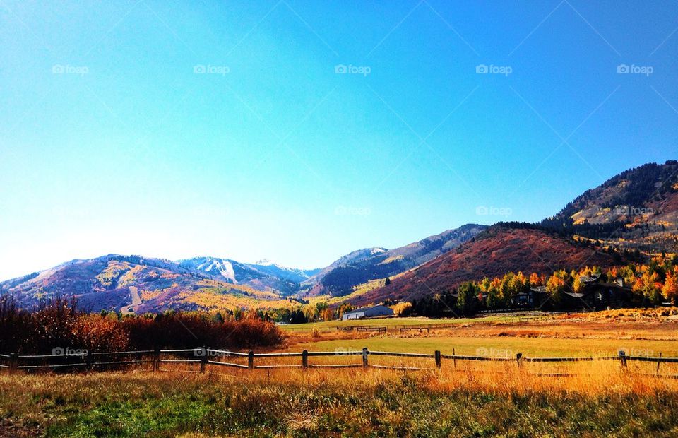 Mountains in Fall