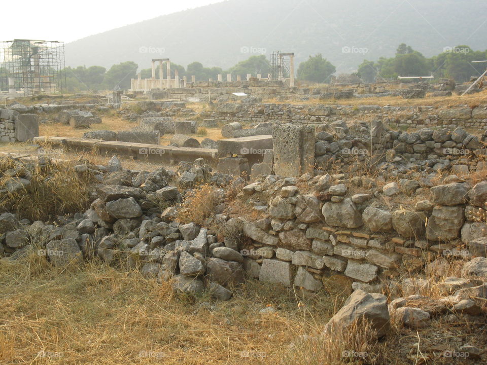 Sanctuary in Epidaure in Greece