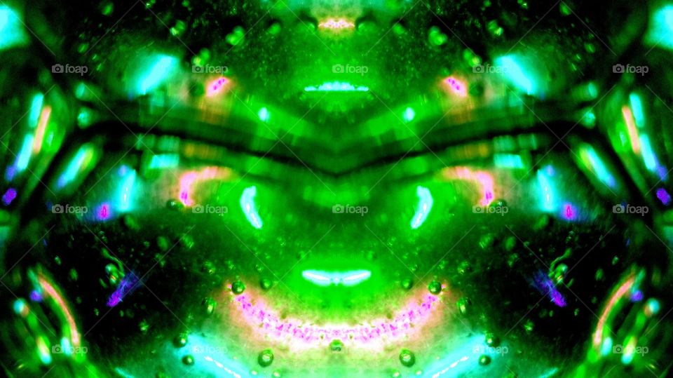 distorted liquid light spheres
