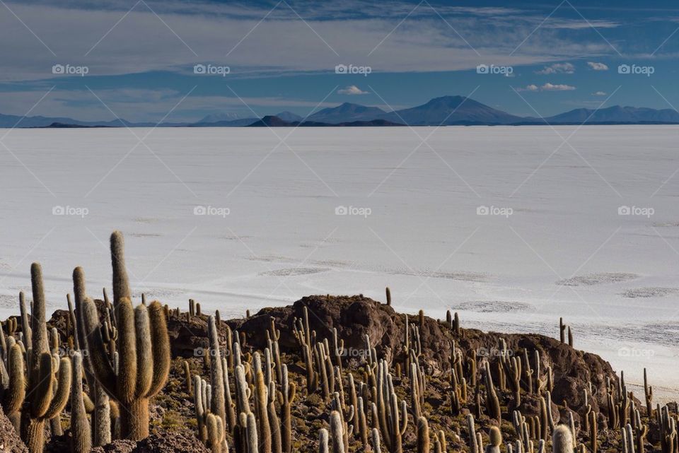 The Uyuni Salt Flats, Bolivia