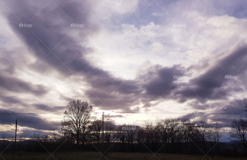 Landscape, Storm, Sunset, Nature, Sky