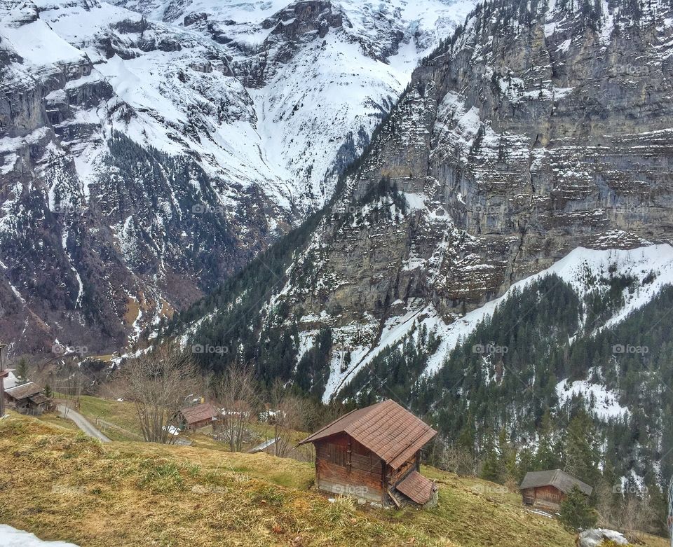 Picturesque Swiss valley