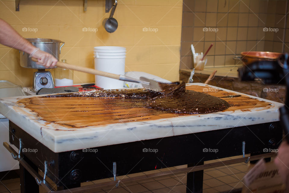 Making Homemade Fudge at a Fudge Shop at Rock City 2