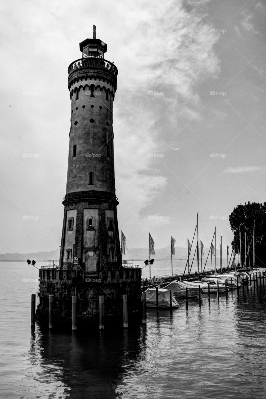 Lighthouse in lindau 