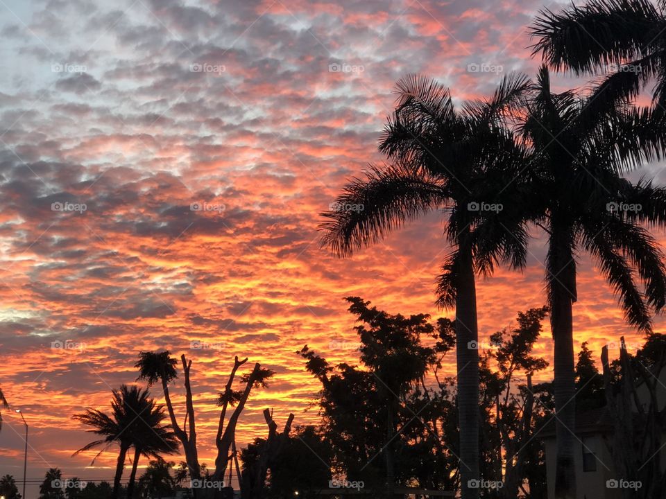 Sunset at Vanderbilt Beach, Naples Florida