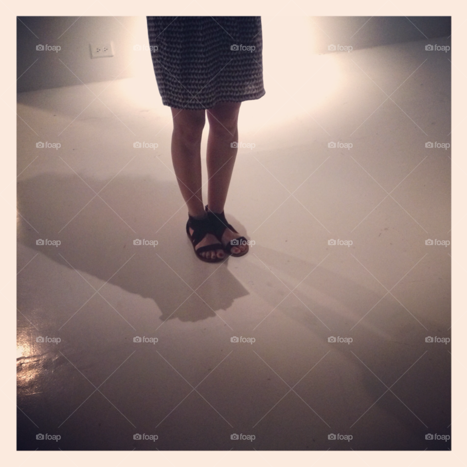 woman legs floor skirt by rgomezphoto