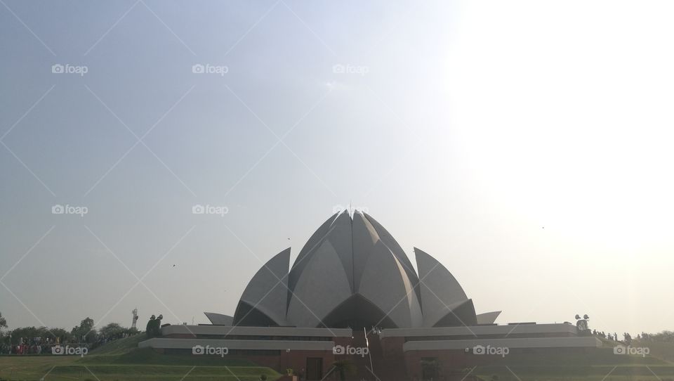 lotus temple, delhi, india