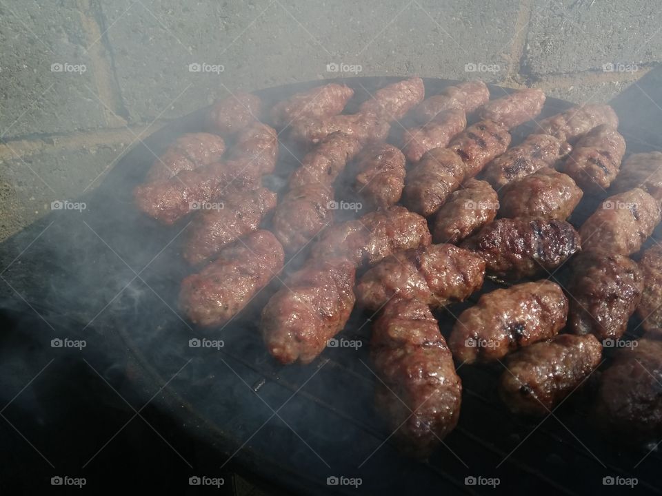 mici to barbecue...romanian food