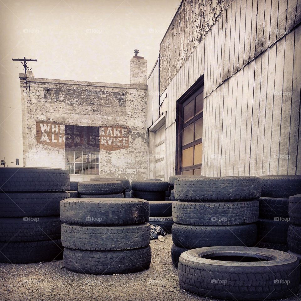 abandoned tires