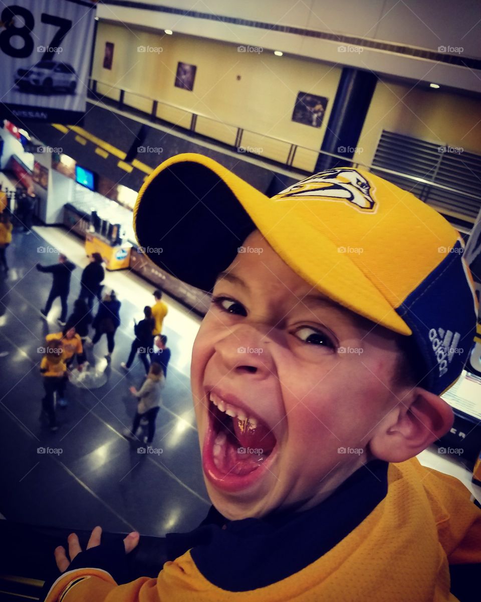 Excited about the Nashville Predators Game!