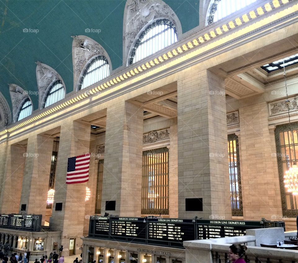 Rectangles and squares, grand central station 