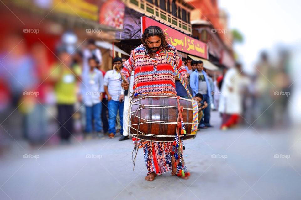 Dhol Drum. i captured this during our photo walk with a cultural club in Lahore, Pakistan. 