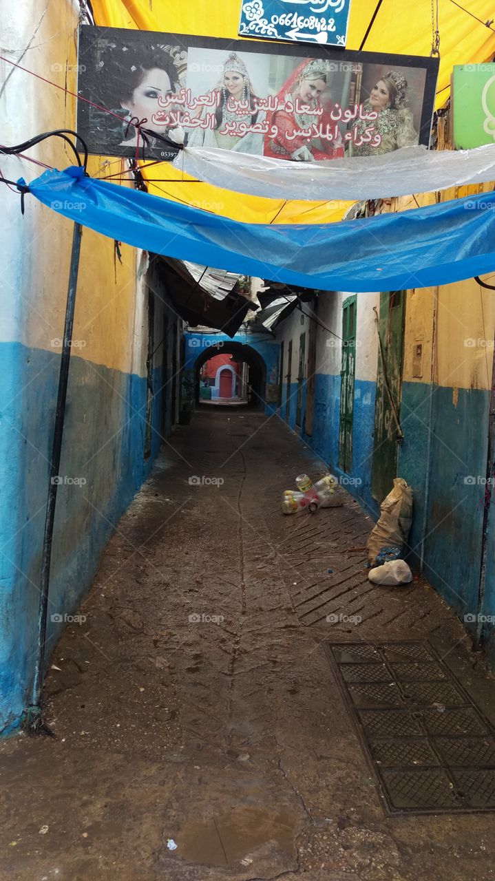 Alley in Chefchaouen Morocco