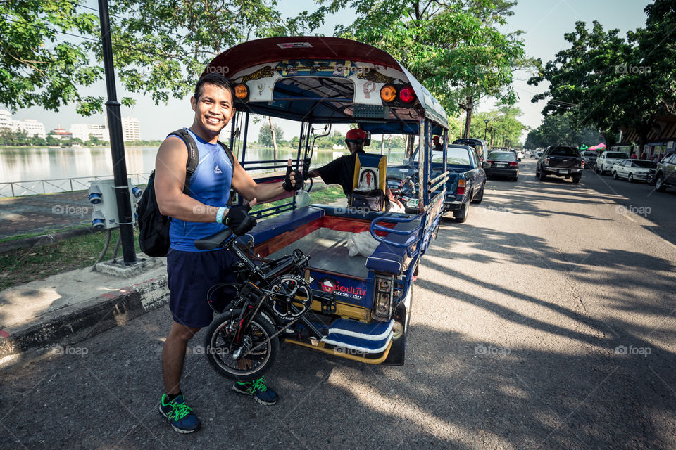 Tuk tuk taxi in Thailand 