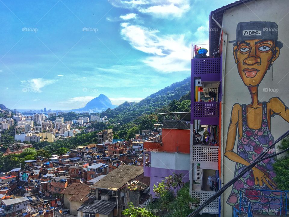 Río de Janeiro- favela Santa Marta 