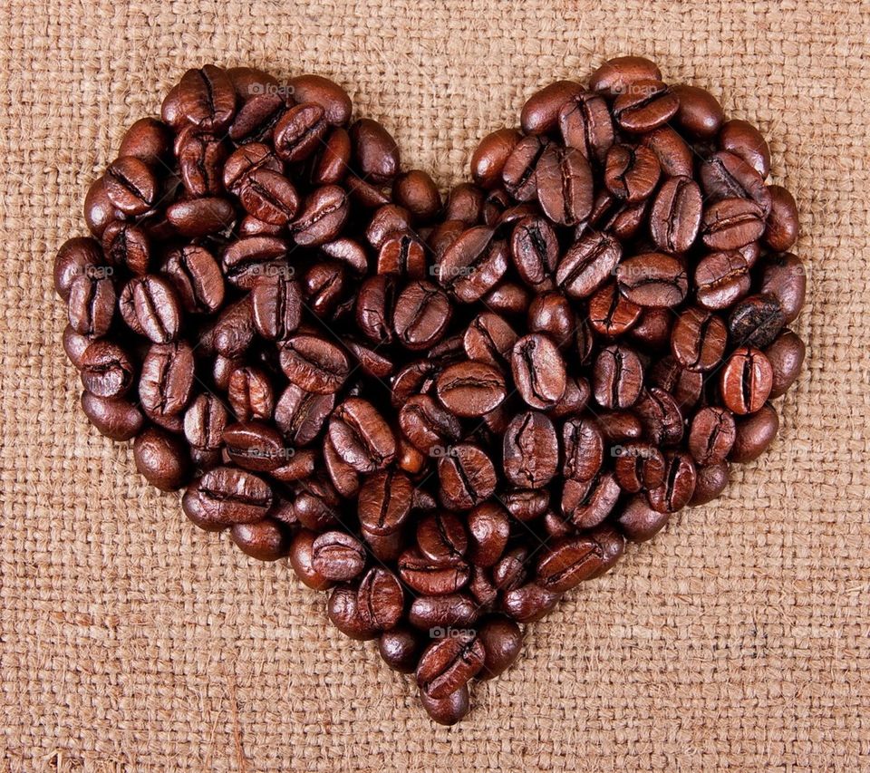café coração amor