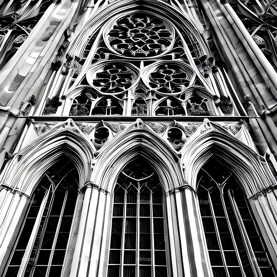 gothic church facade