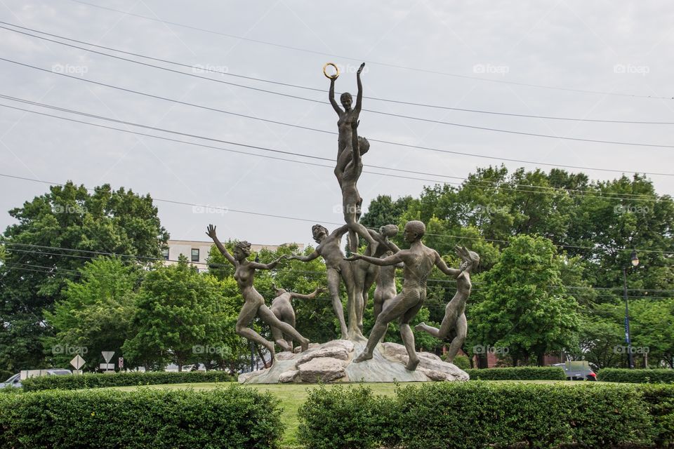 Musica sculpture in Nashville, tennesee 