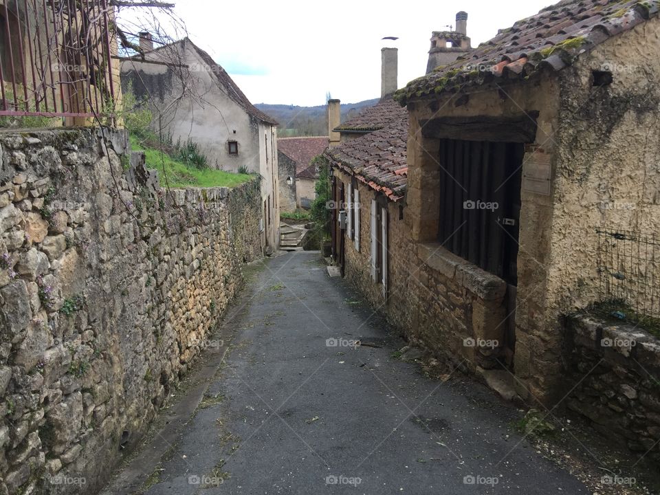 French  village street 