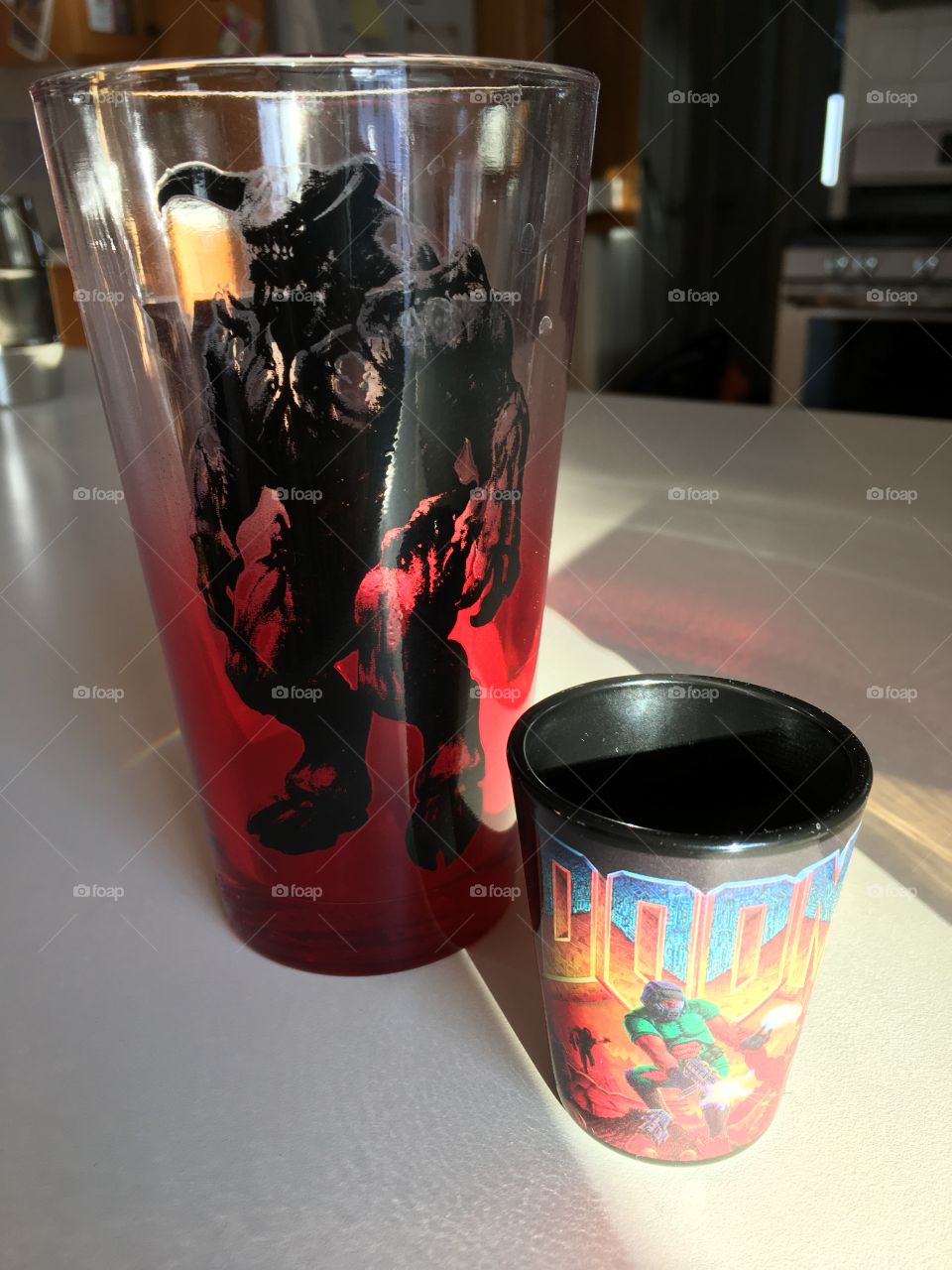 doom drinking equipment for my birthday - awesome