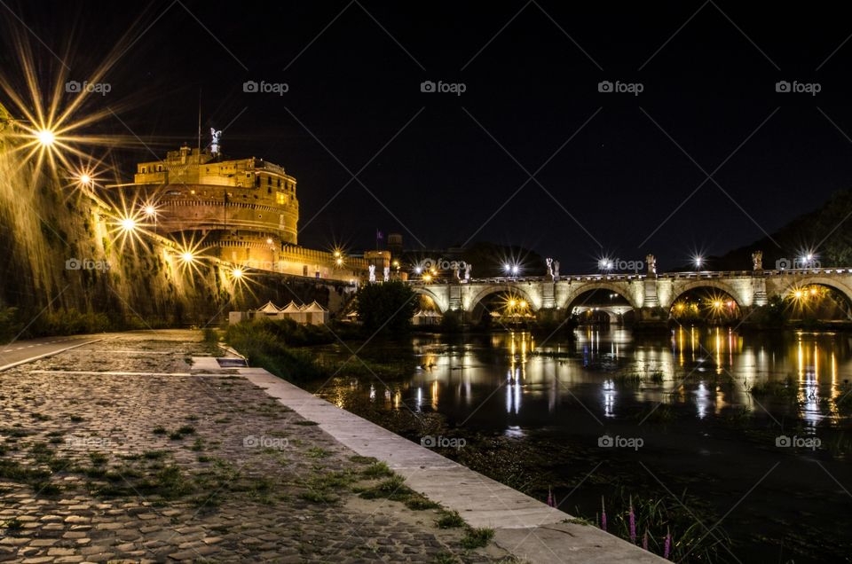 Castel Sant’Angelo by night, Rome