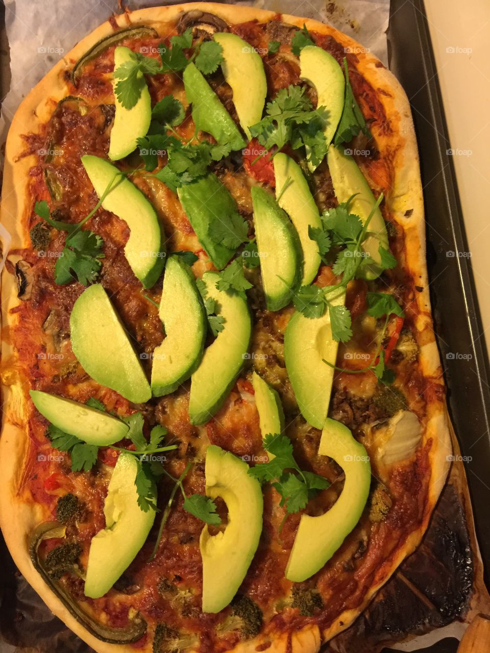 Pizza
Vegetable
Avocado 