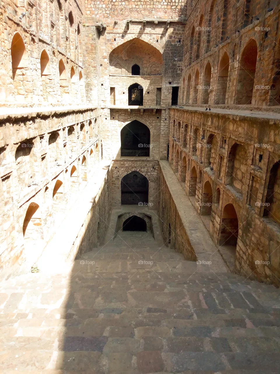 Indian Ancient Water Reservoir Also Known As Agrasen ki Baoli, Delhi India.