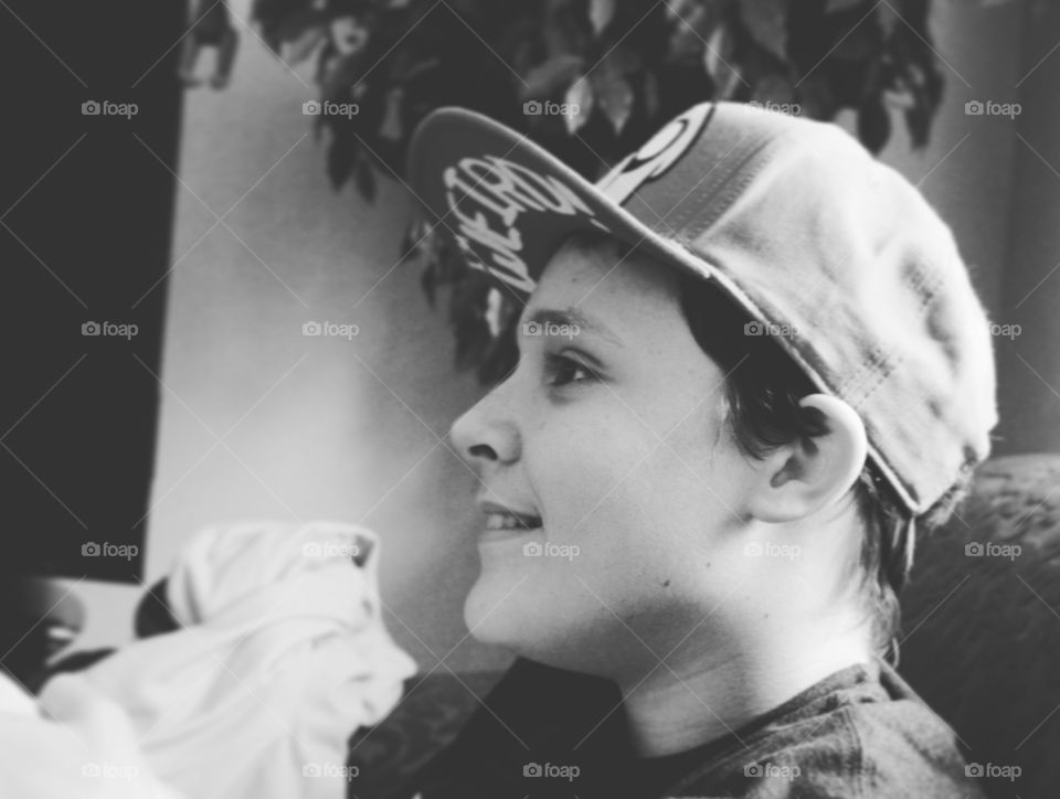 Portrait of a smiling boy