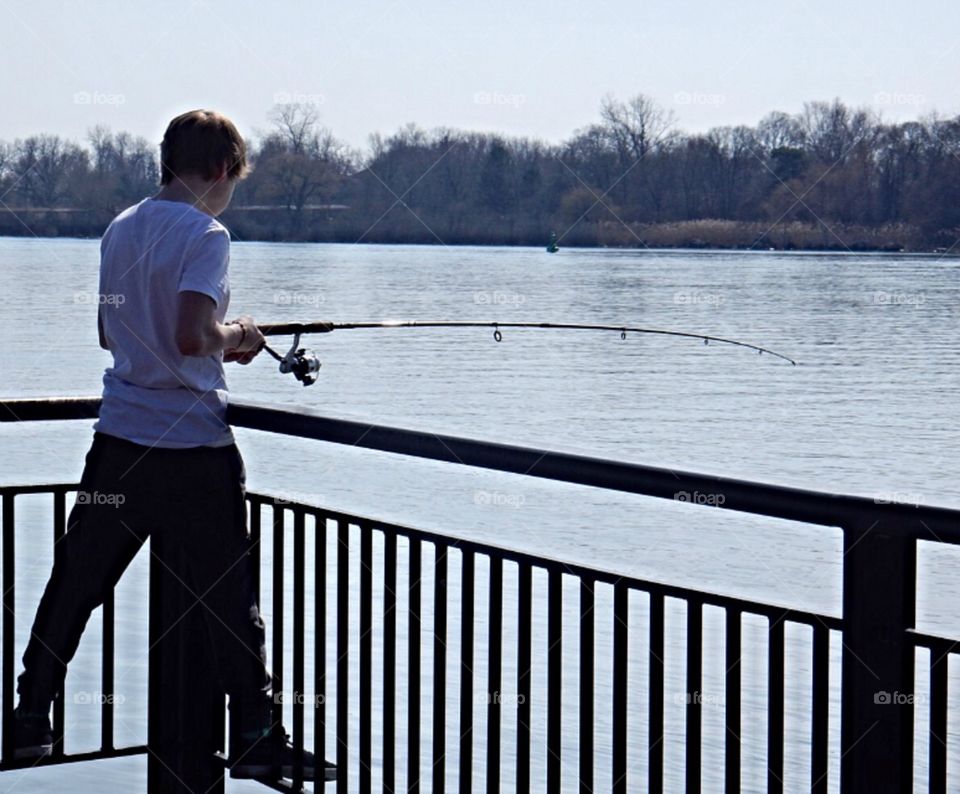 Fishing in Amherstburg 