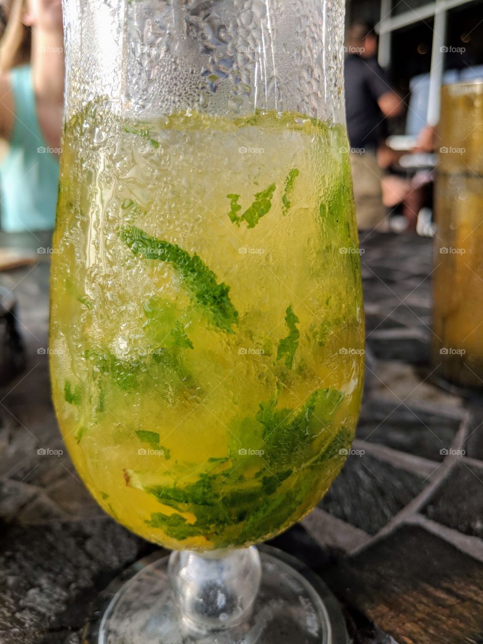 mango mojito on the beach at Sunset Grille on Marco Island, FL