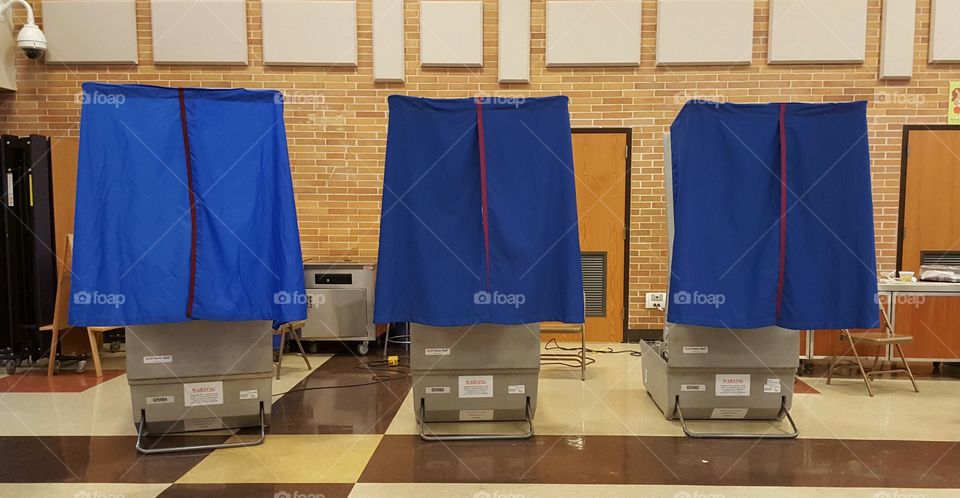 Voting booths