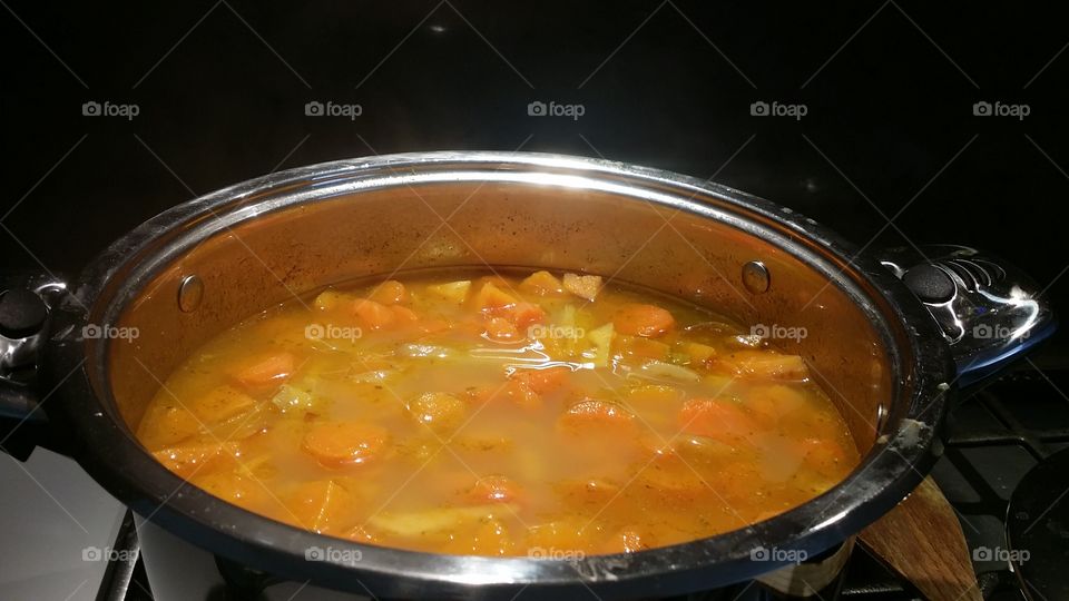 homemade vegetable soup