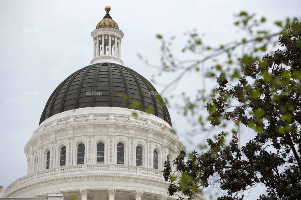 State capitol building in Sacramento CA 