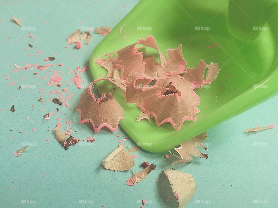 Pencil shavings