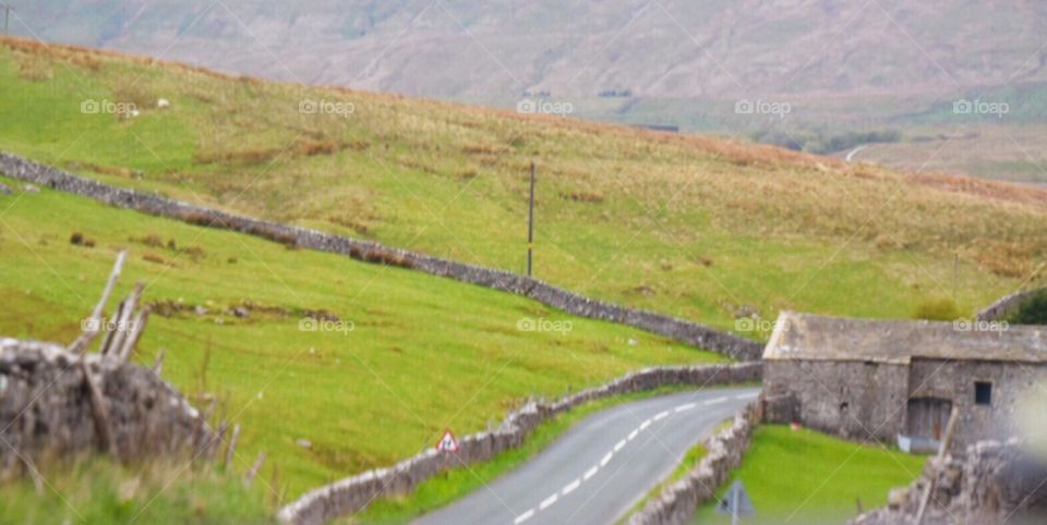 Yorkshire dales countryside 