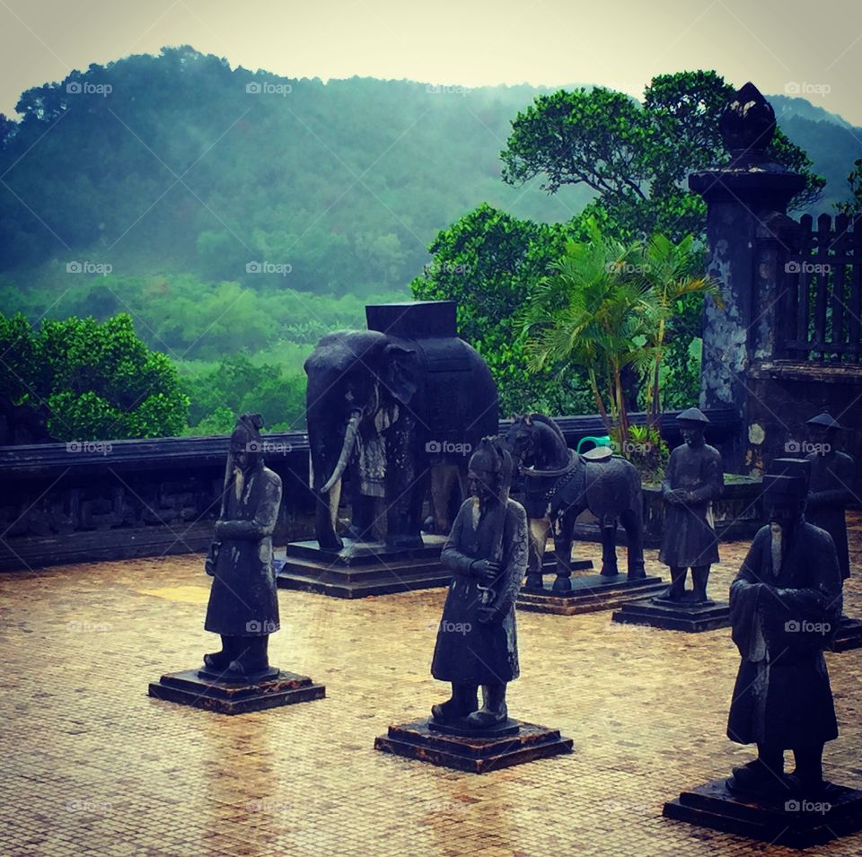 Tomb of Khai Dinh, Hue, Vietnam