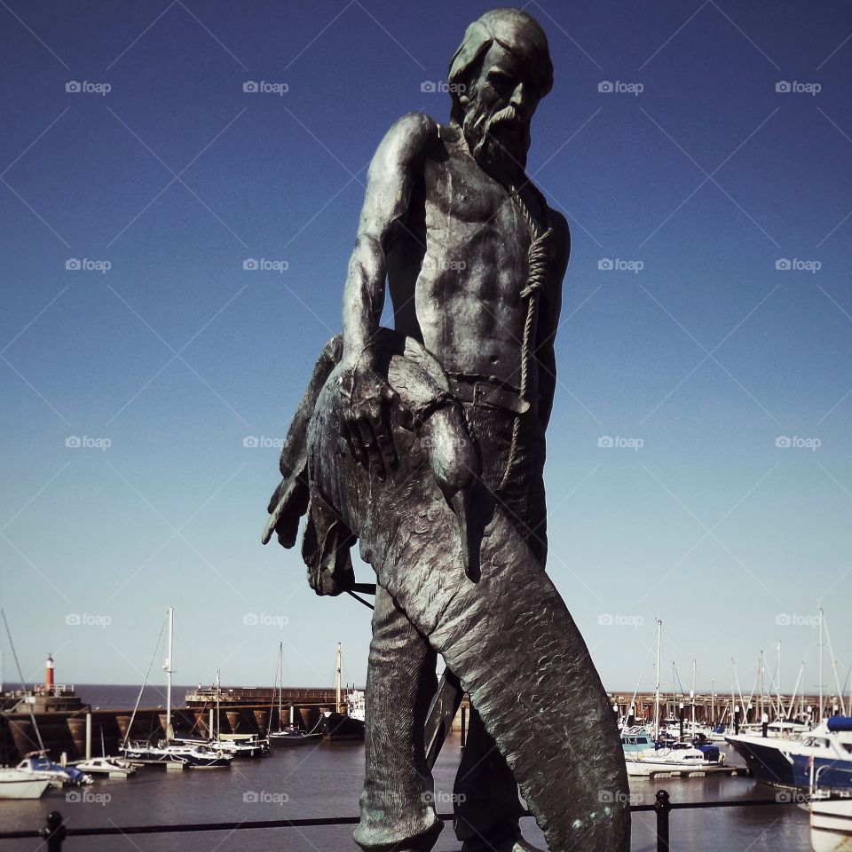 Statue. Ancient mariner