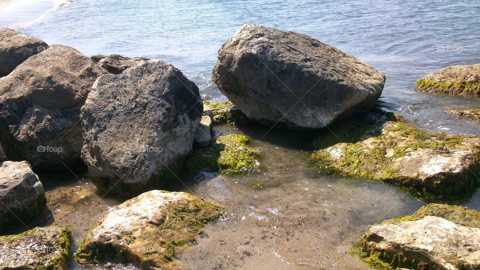 Rocas . playa