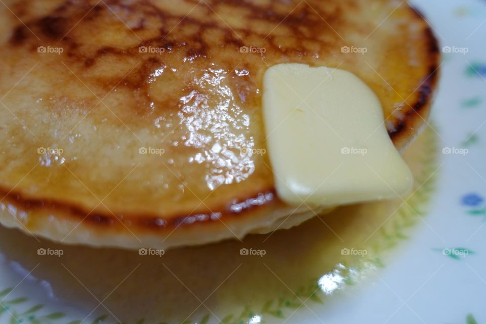 Pancakes with butter