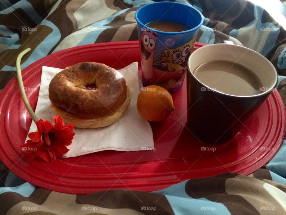 Breakfast in bed