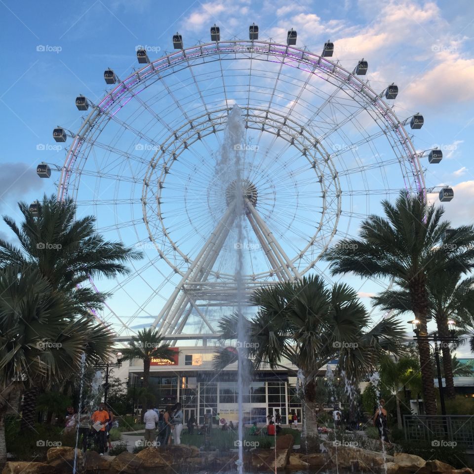 Orlando Eye. Ferris wheel completed recently in Orlando, FL. 