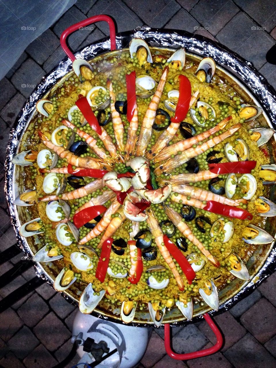 Sea food paella