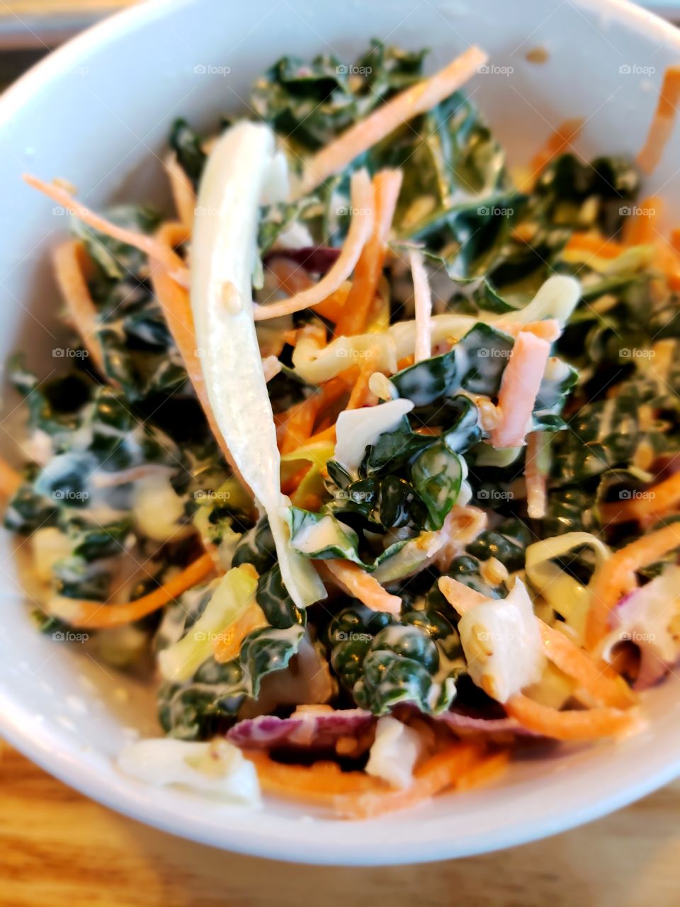 yummy kale salad from Starbird at foster city