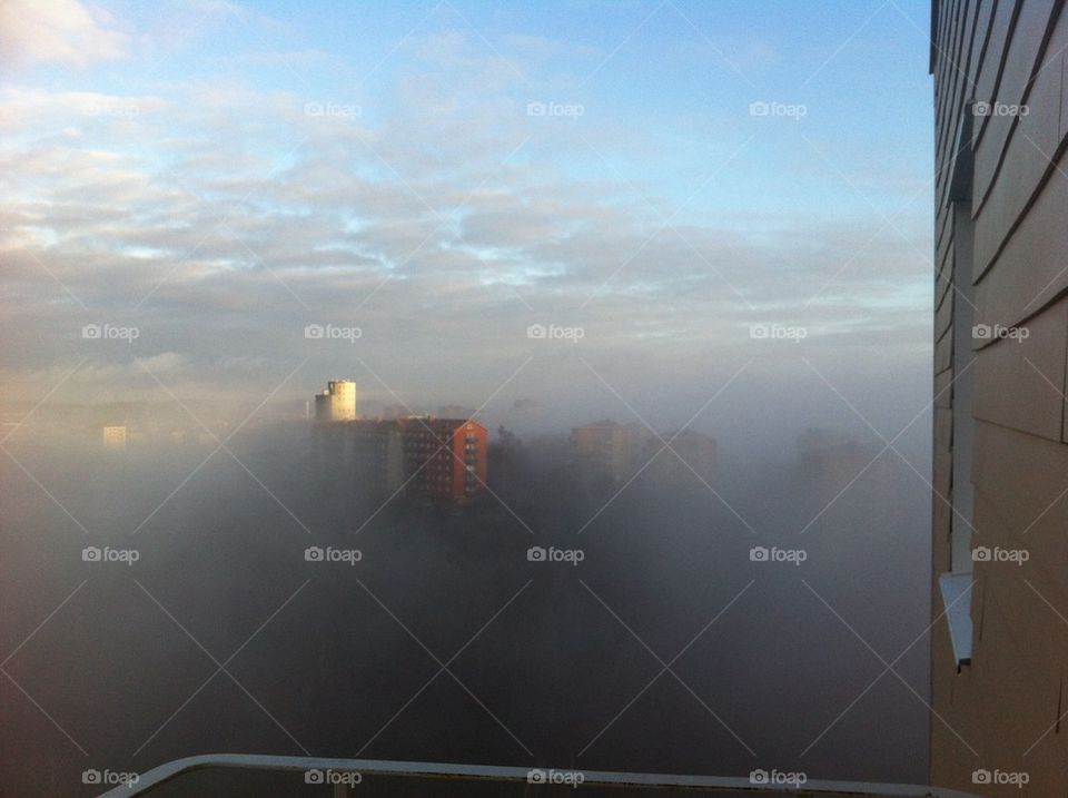 Dimma över Göteborg