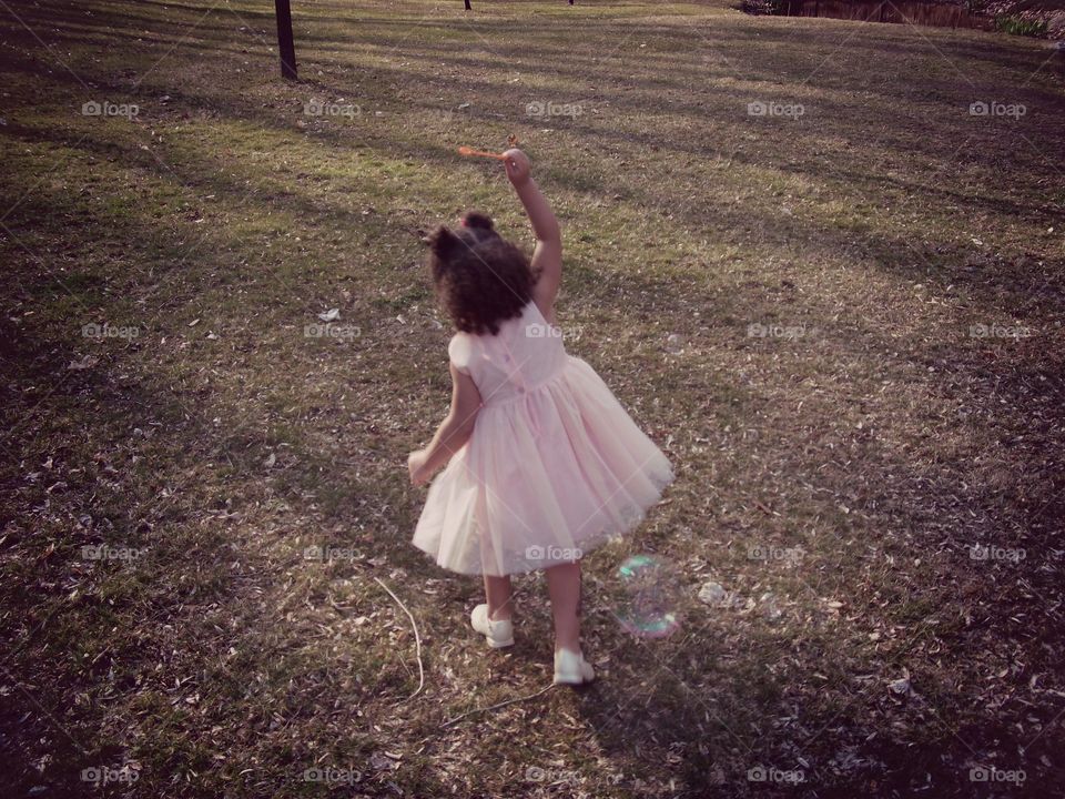 playing with bubbles...
