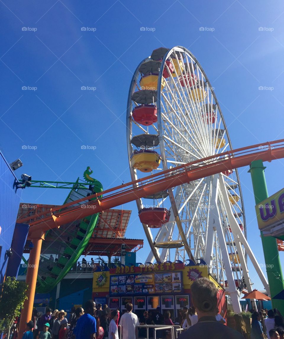 Ferris Wheel at Santa Monica Pier