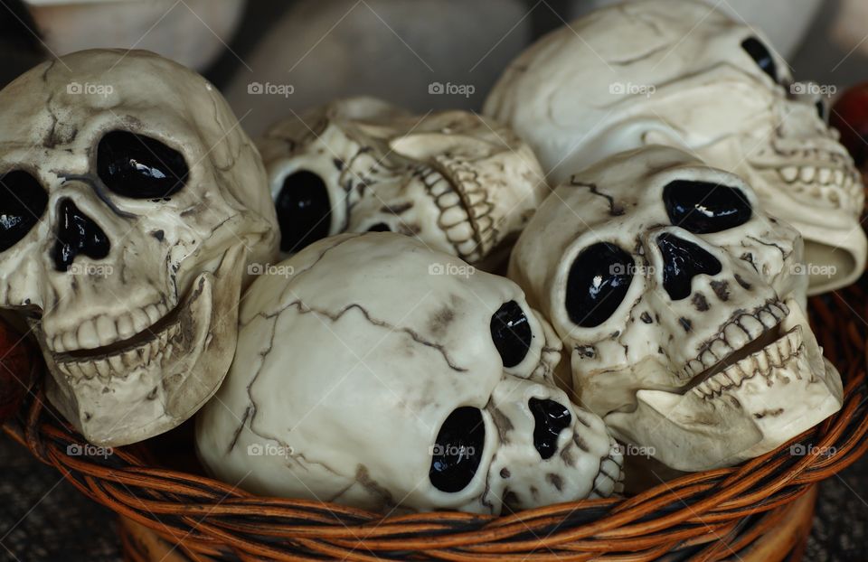 Basket of Skulls