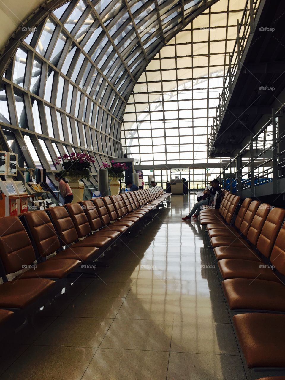 Airport waiting area
