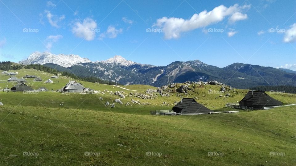 Velika Planina on Slovenia