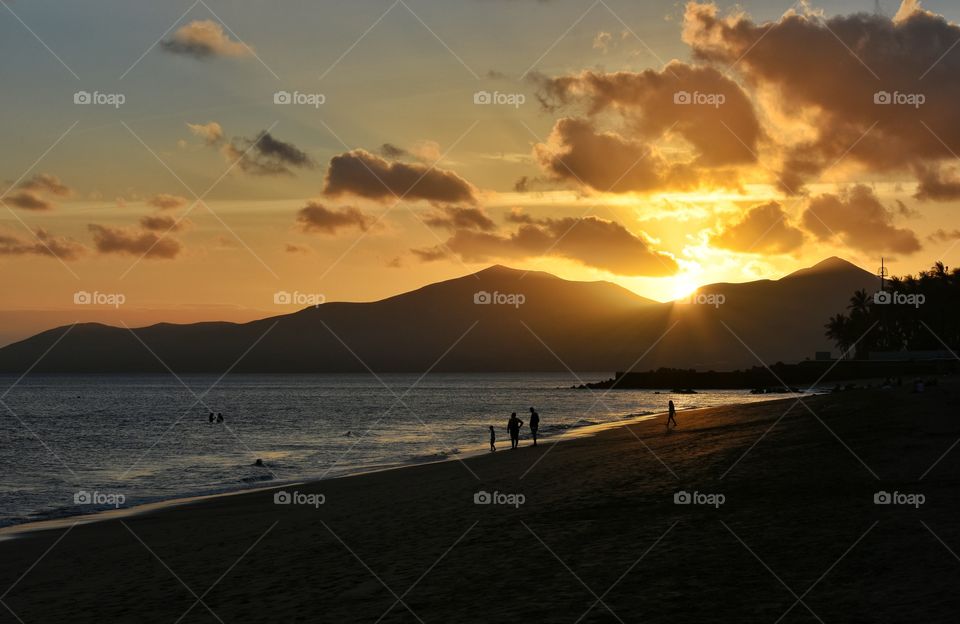 Sunset, Water, Dawn, Beach, Sun